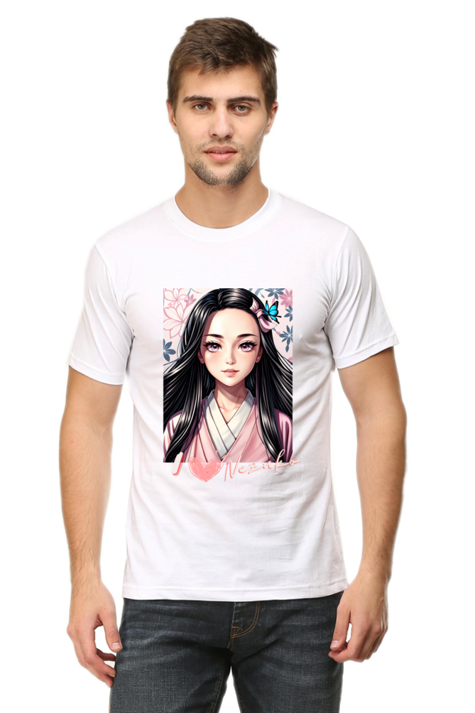 Nezuko Demon Slayer Female Round Neck Half Sleeve Classic