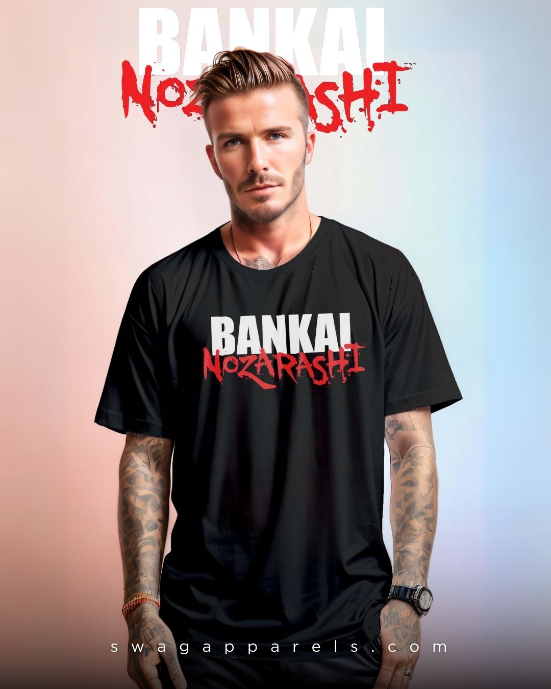 Zaraki Kenpachi Oversized Baggy Fit T-Shirt