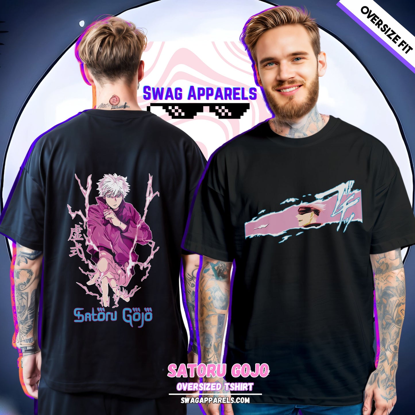 Master Sorcerer Gojo JJK Oversized Tshirt