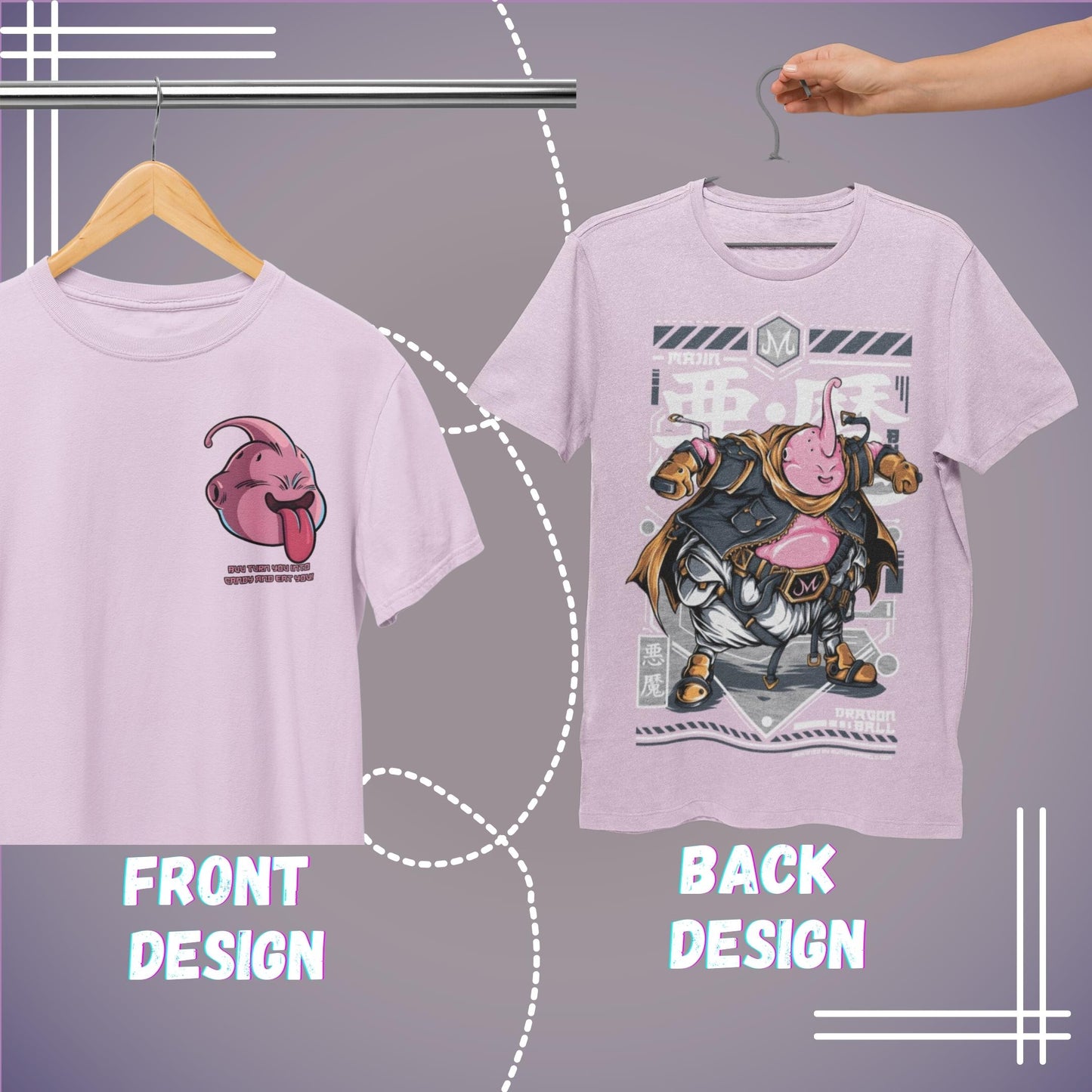 Majin Buu DBZ Oversized Tshirt