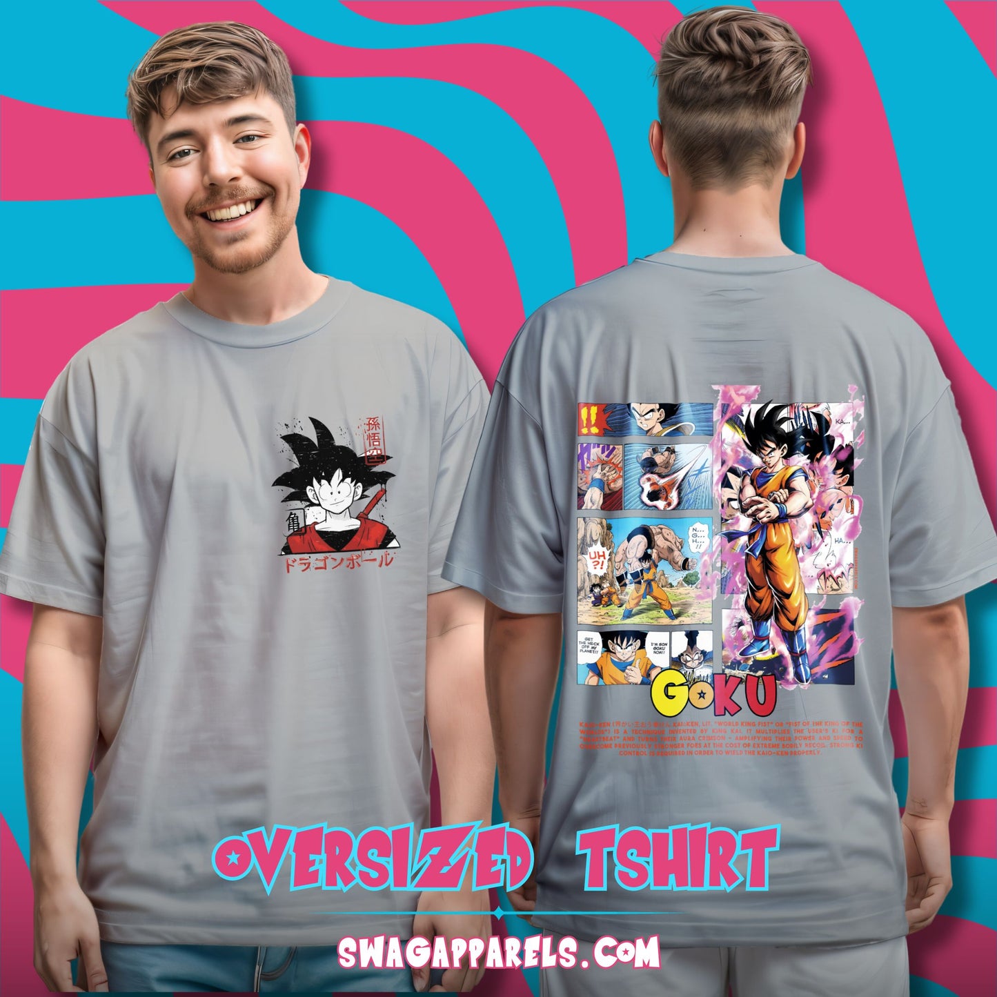 Son Goku DBZ Oversized Tshirt