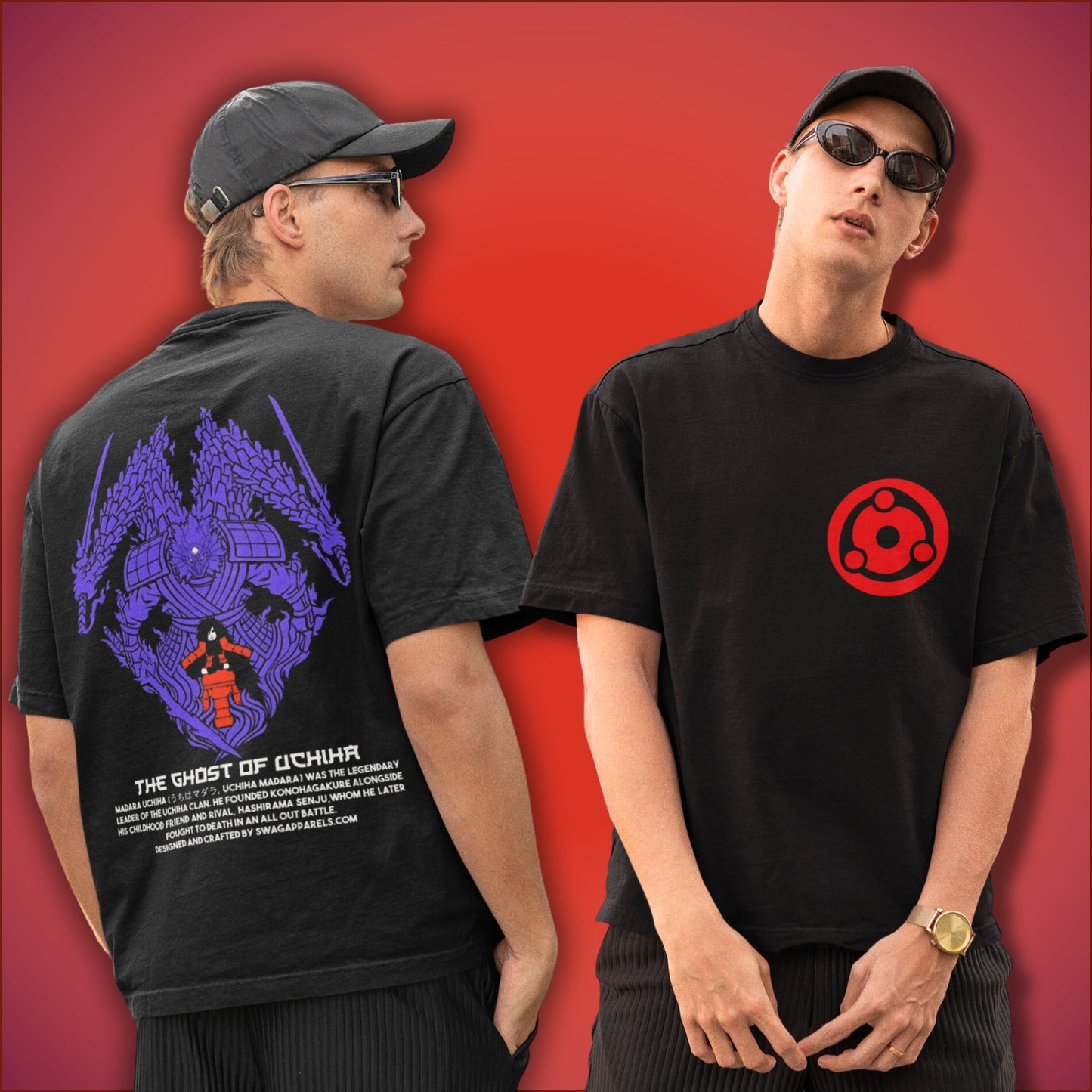 Ghost Of Uchiha Madara Oversize T-Shirt