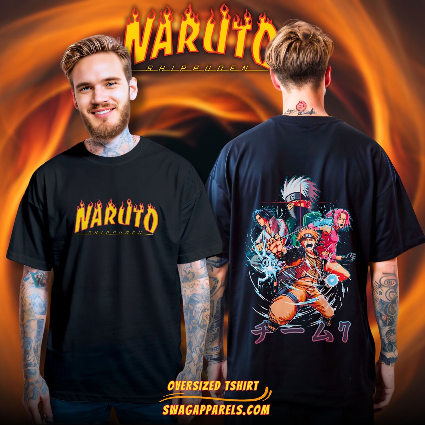 Kakashi Hatake Team 7 Naruto Shippuden T-Shirt