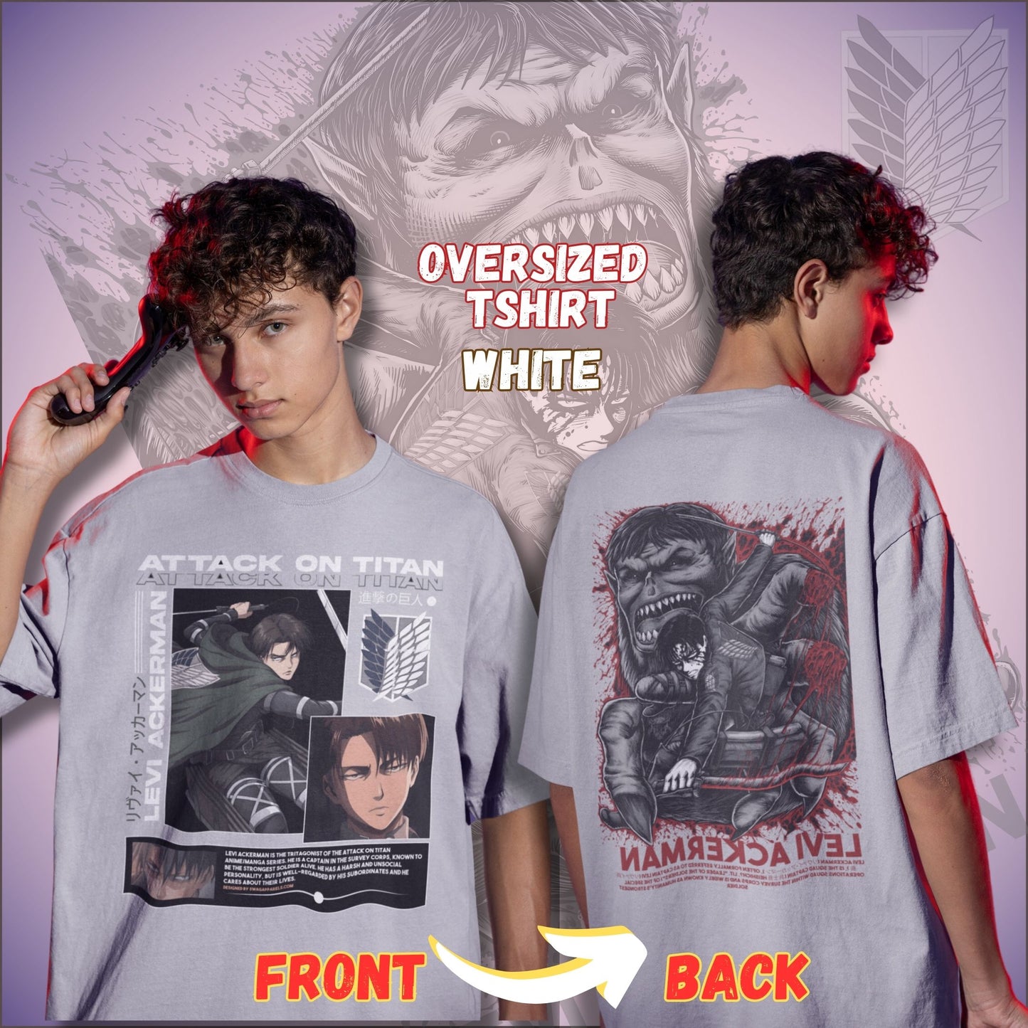 Levi Ackerman Oversized T-Shirt