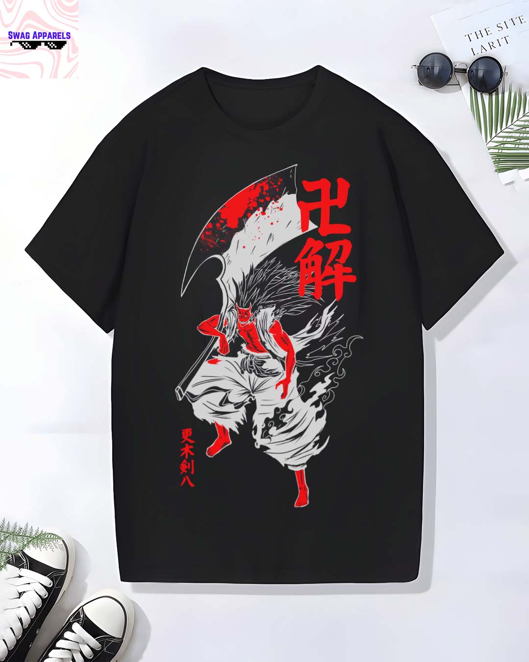Zaraki Kenpachi Oversized Baggy Fit T-Shirt