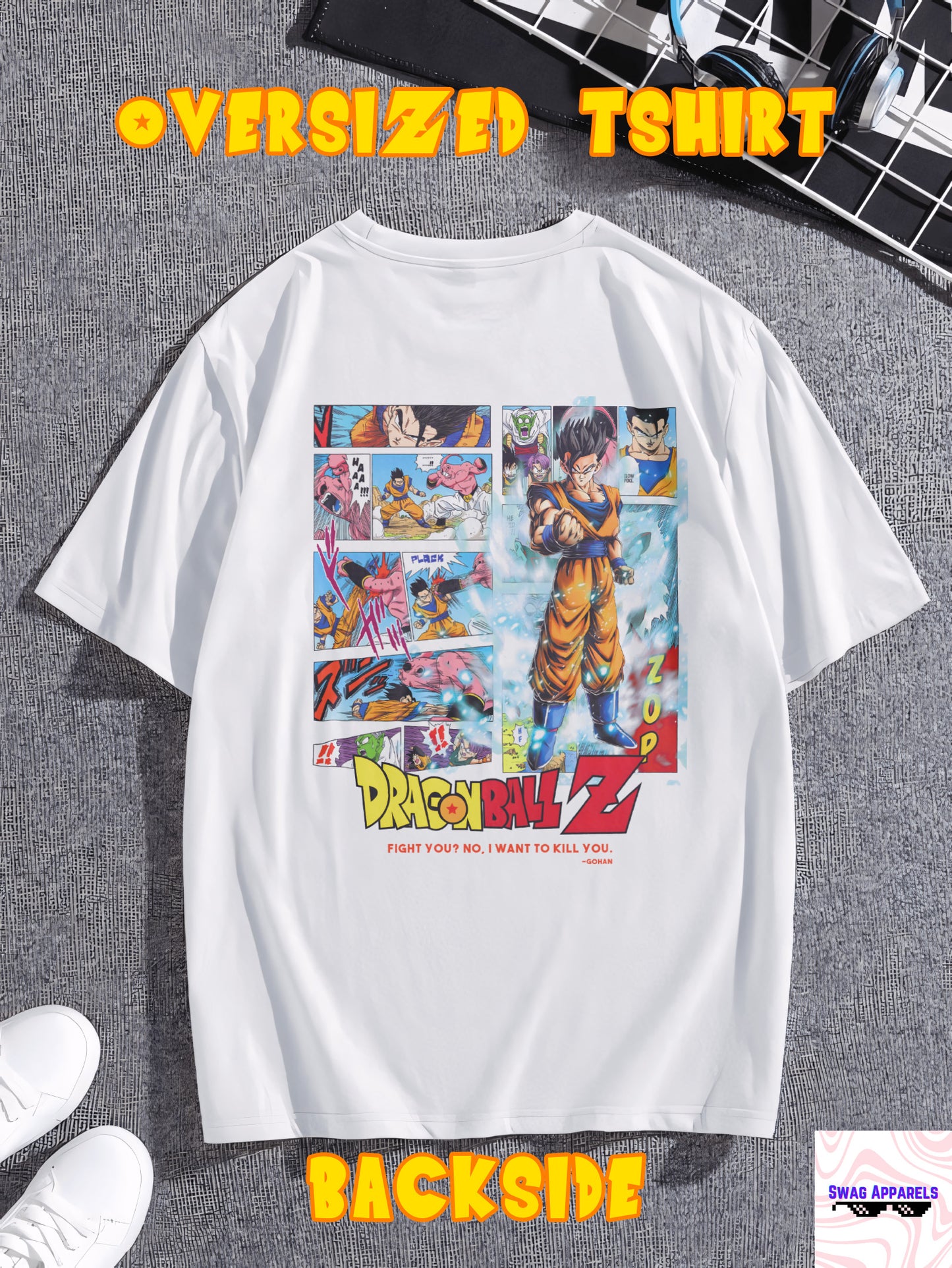 Gohan DBZ Oversized Tshirt
