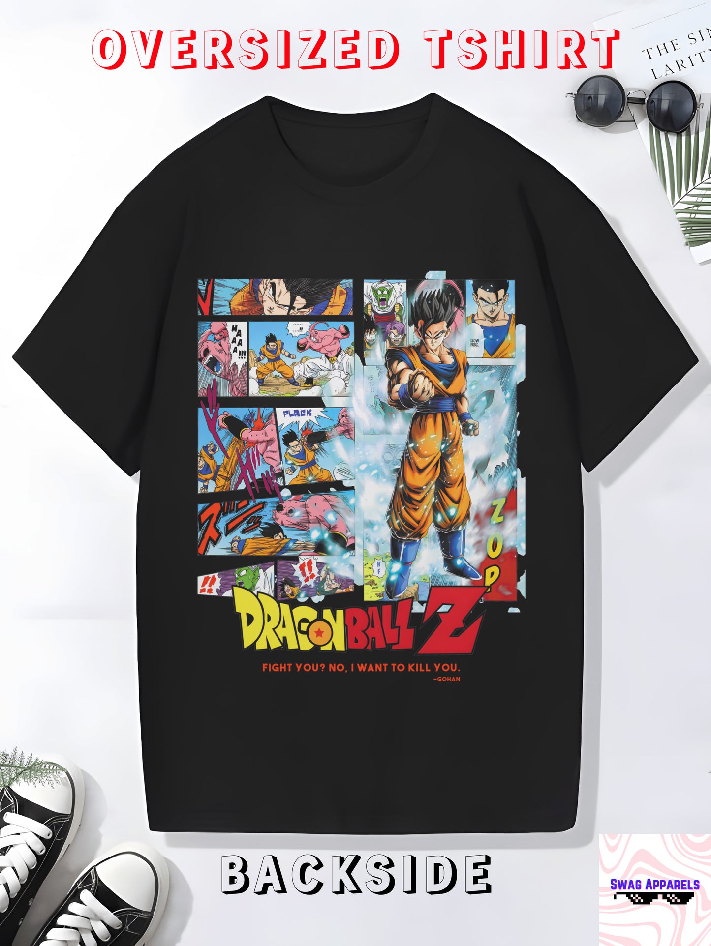 Gohan DBZ Oversized Tshirt