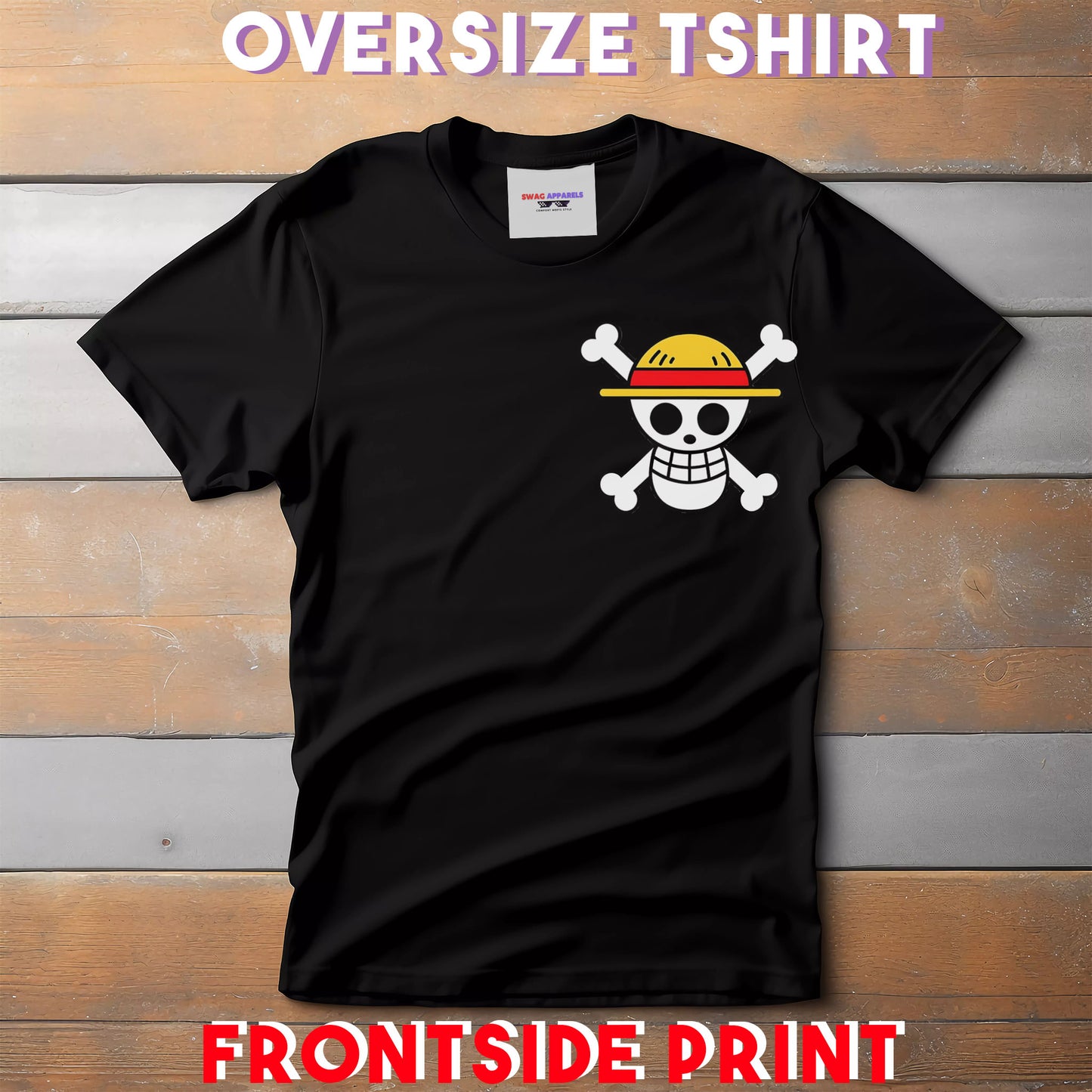 One Piece Luffy Gear 5 Oversized T-Shirt Nakama Edition