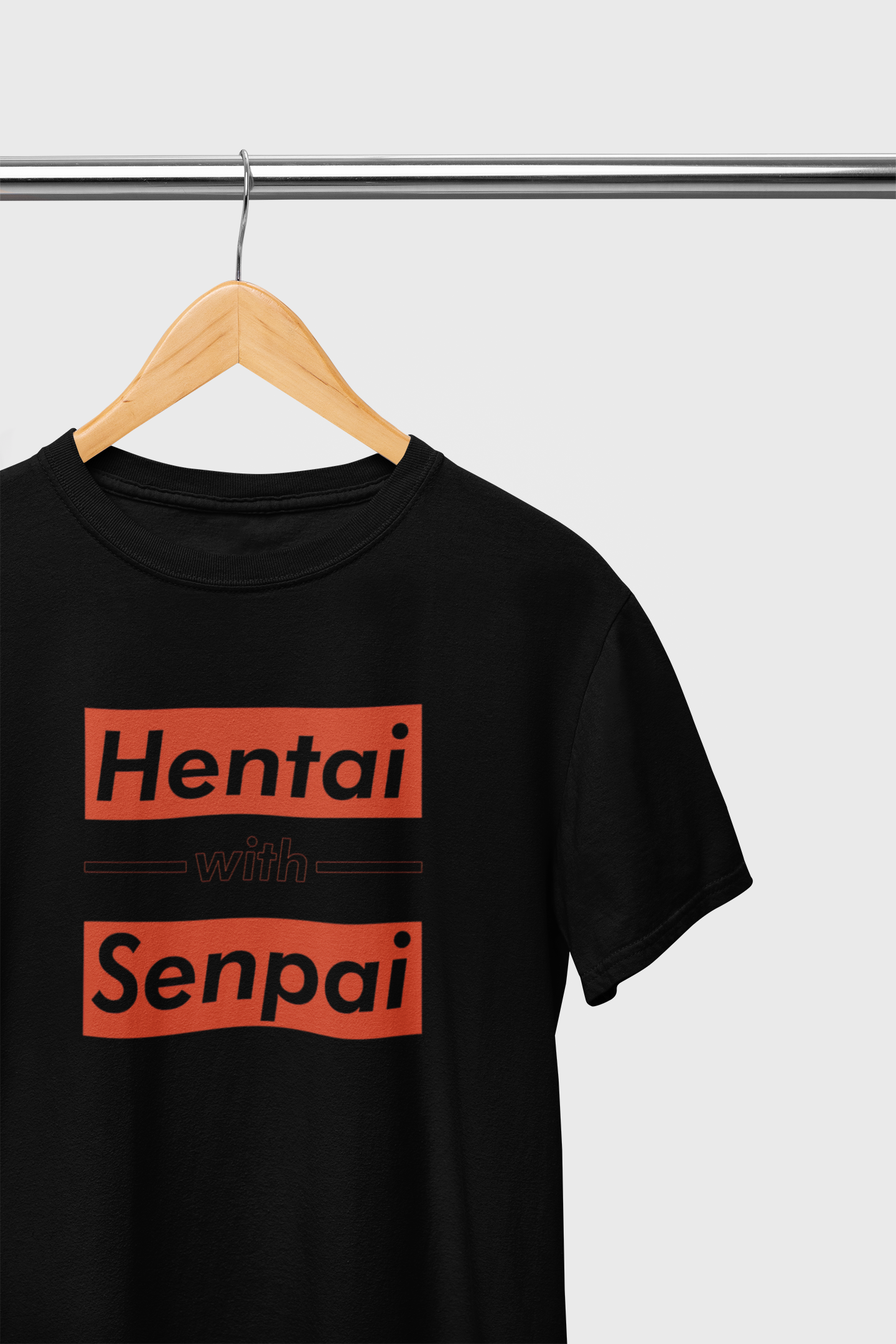 Echhi Anime 'Hentai with Senpai' Half Sleeve Unisex T-Shirt