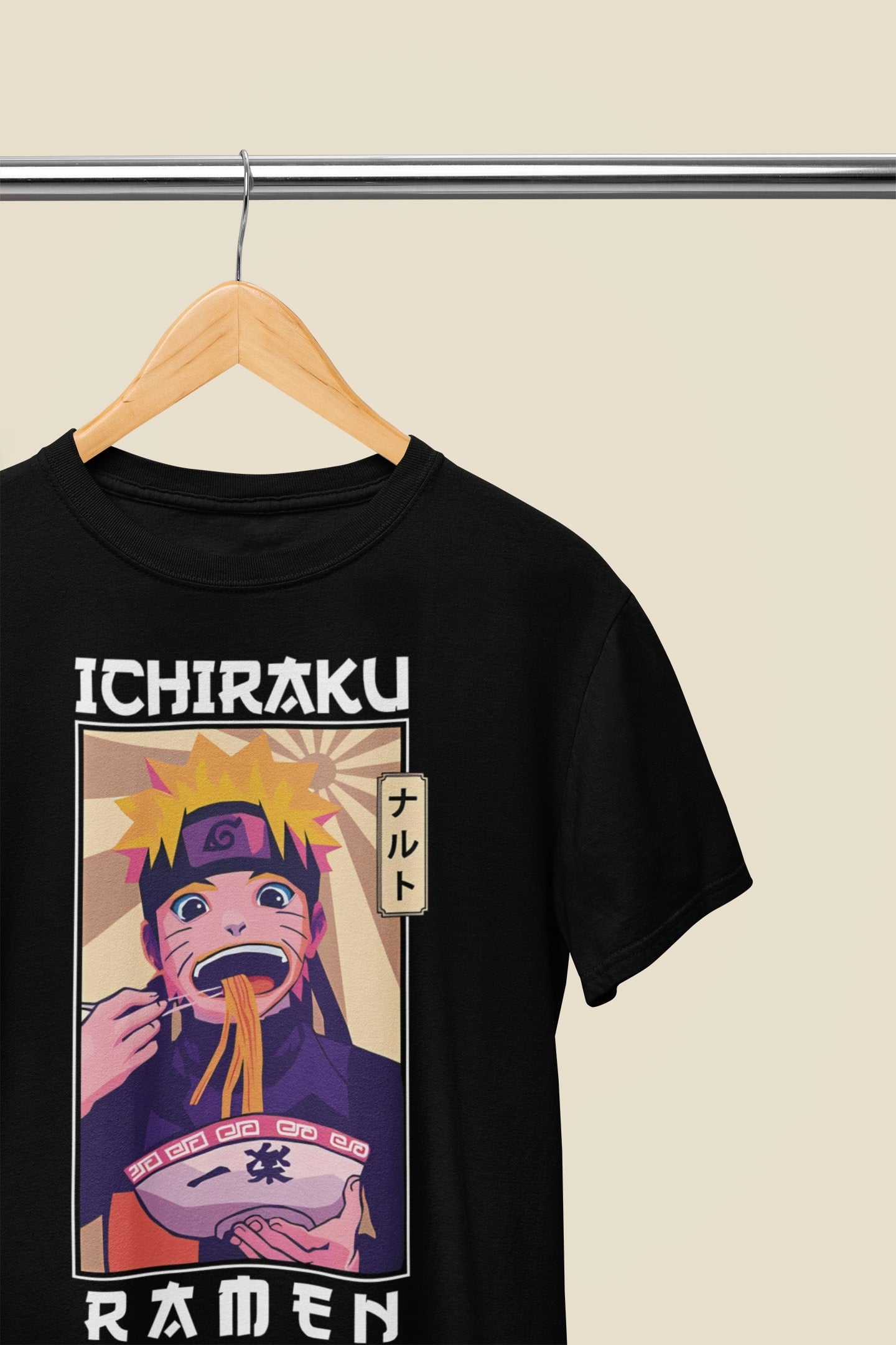 Naruto Ichiraku Ramen Half-Sleeve Anime Tshirt