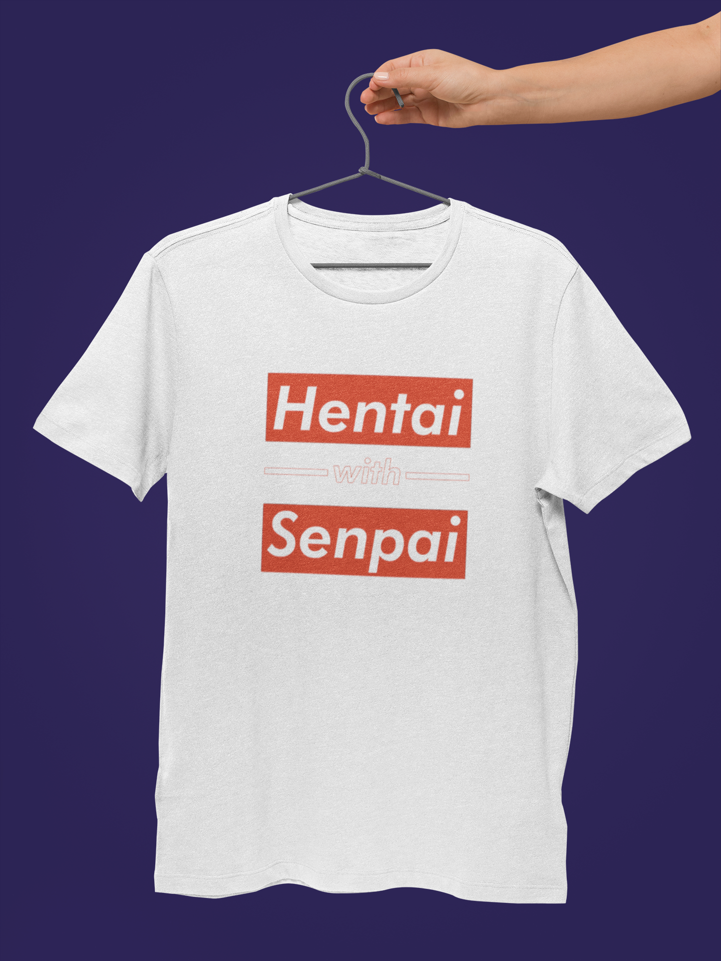 Echhi Anime 'Hentai with Senpai' Half Sleeve Unisex T-Shirt