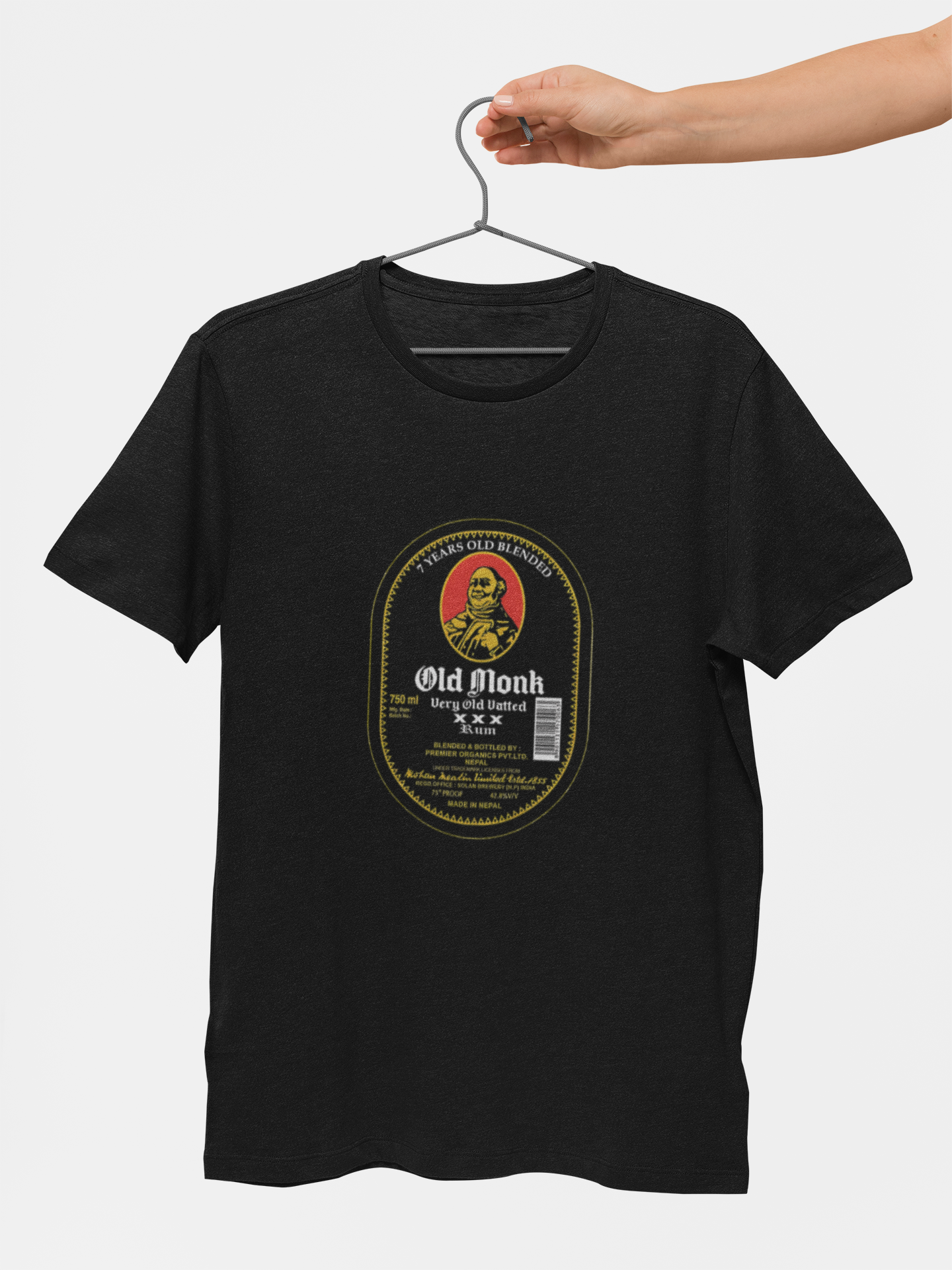 Old Monk Half Sleeve Unisex T-Shirt