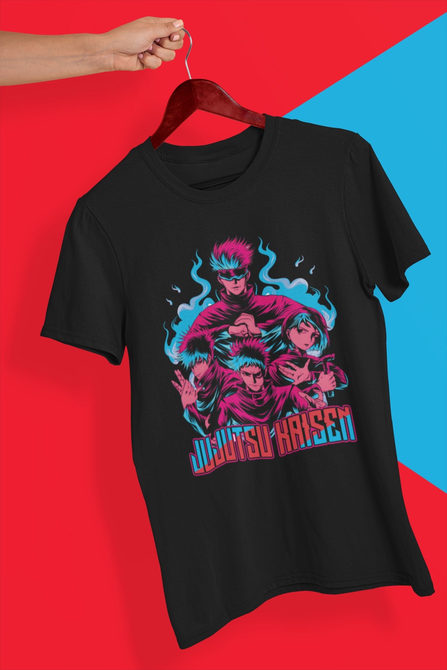 Jujutsu Kaisen Trio Half Sleeve Tshirt