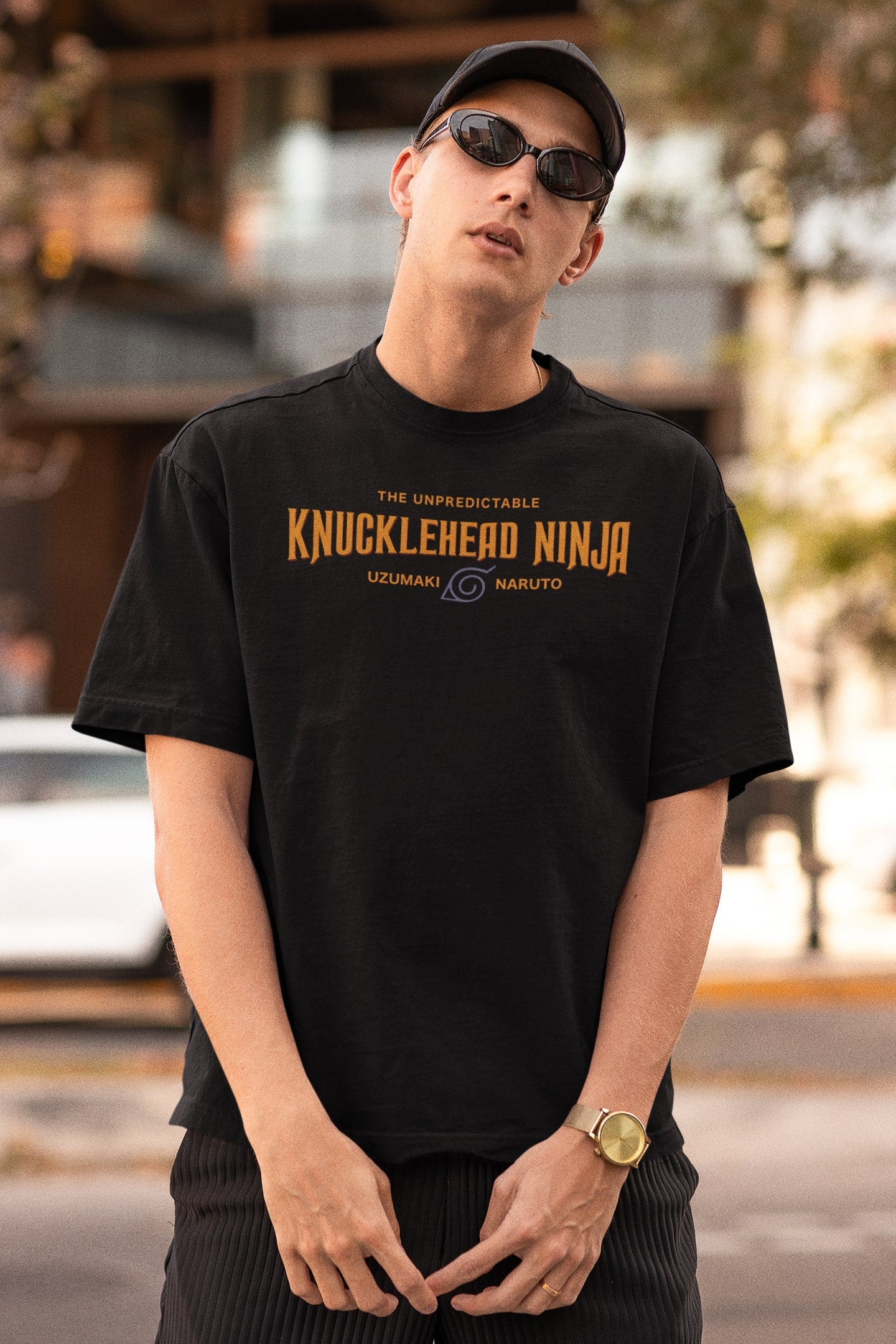 Naruto Jinchuriki Anime Oversized T-Shirt