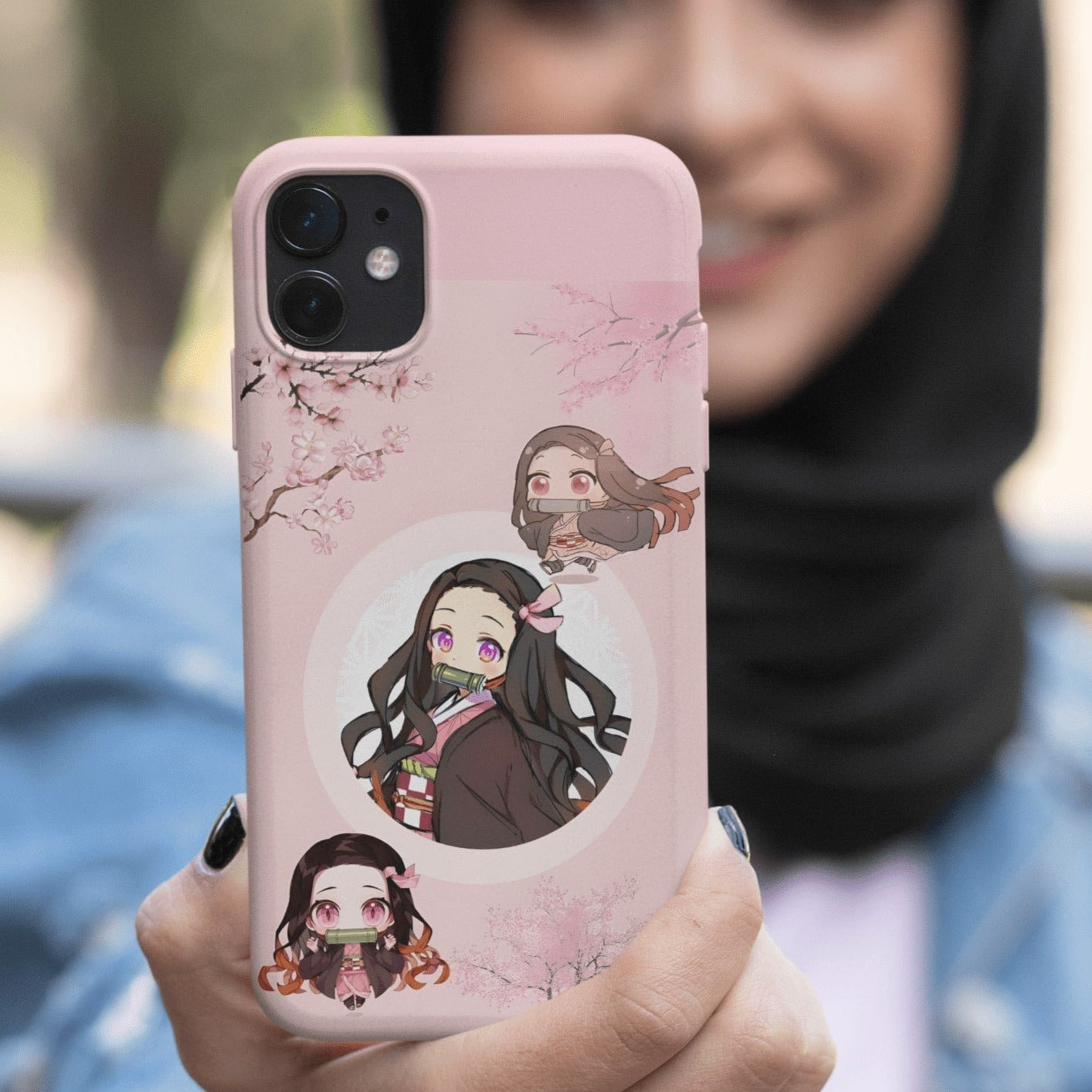 Nezuko's Adventure: Demon Slayer Anime iPhone 13/14 Case - Kimetsu No Yaiba Inspired