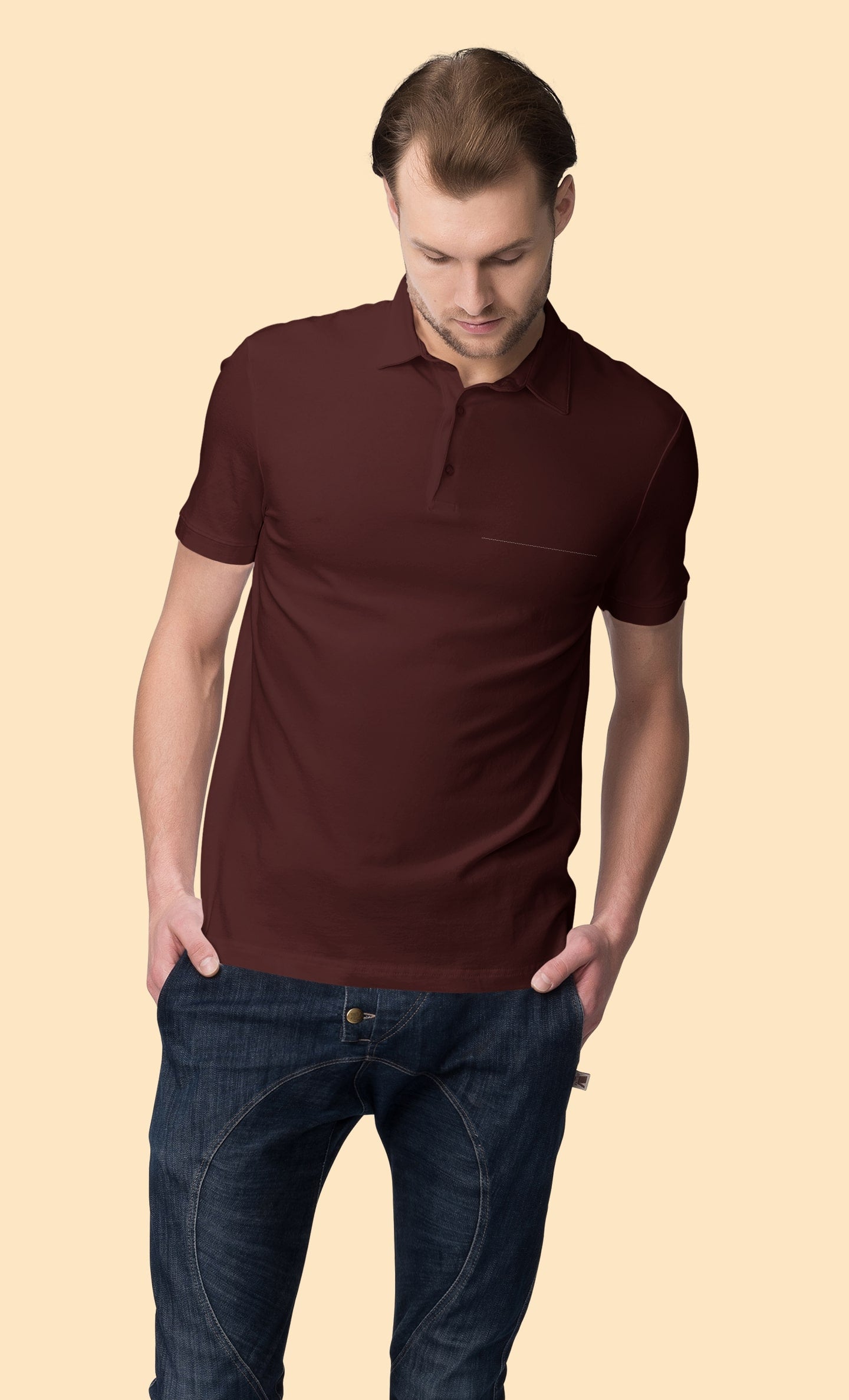 Maroon Solid Polo Shirts: Timeless Elegance in Every Thread