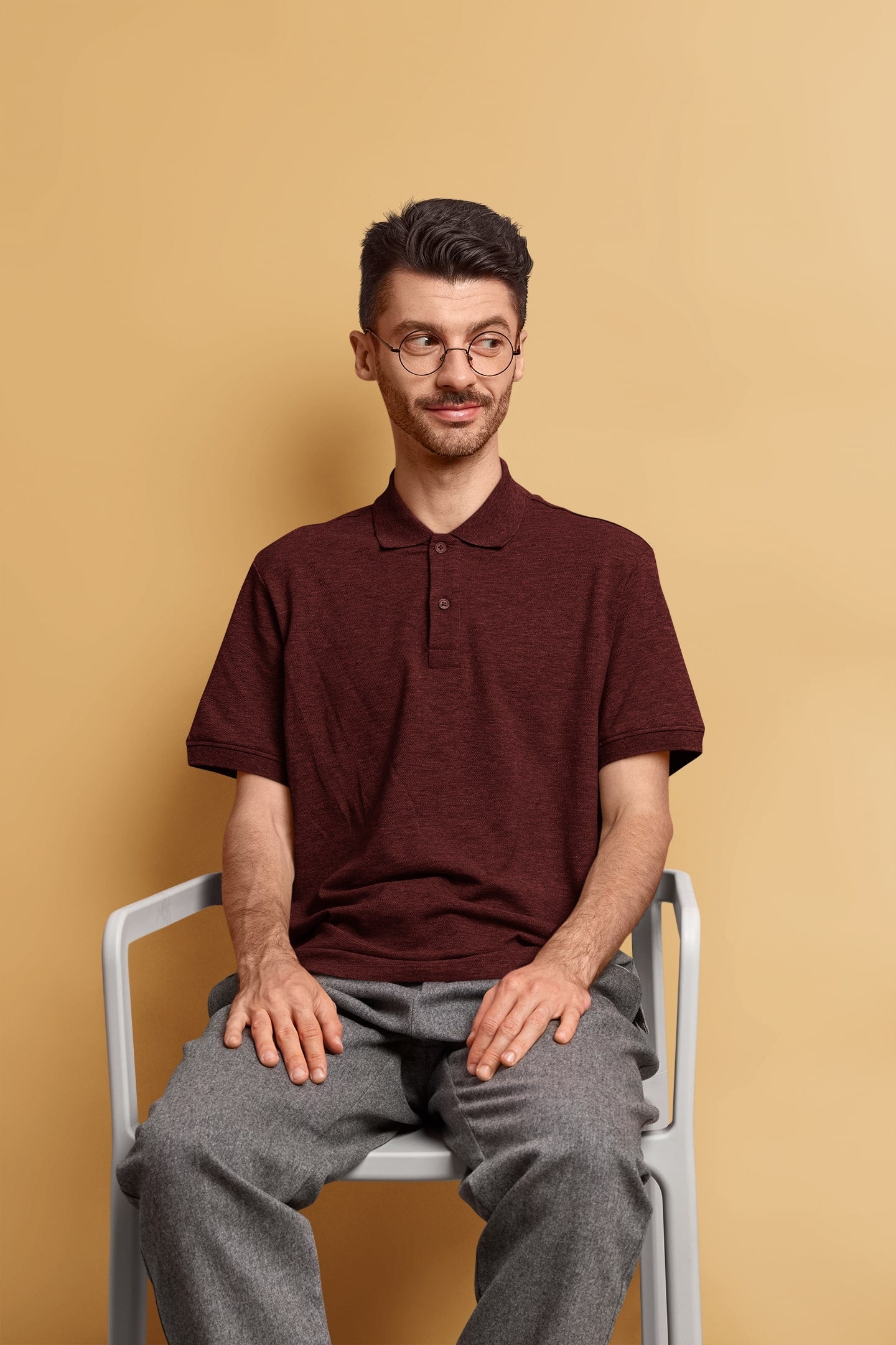 Maroon Solid Polo Shirts: Timeless Elegance in Every Thread