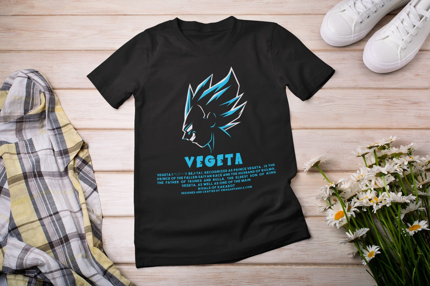 Vegeta Saiyan Prince: Dynamic DBZ Oversized T-Shirt