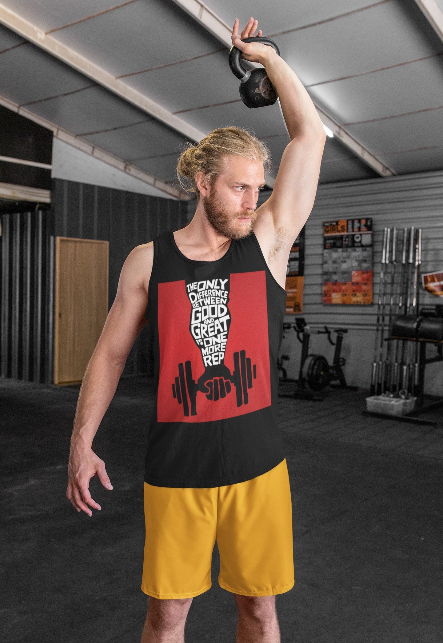 Good to Great Gym T-Shirt - One More Rep Motivational Fitness Tee