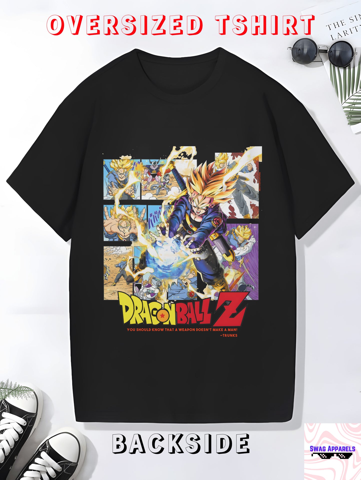 Trunks Dragonball Oversized Tshirt