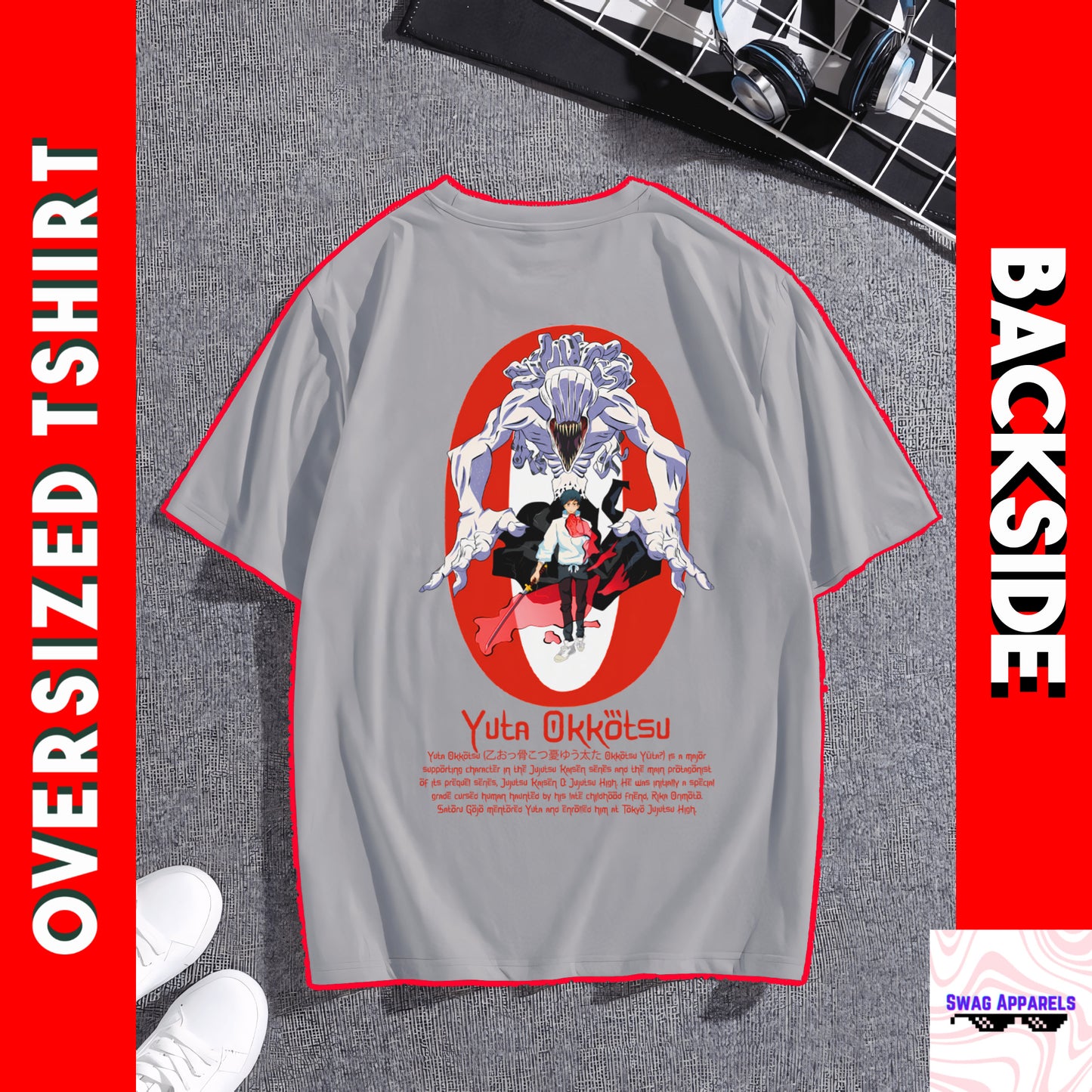 YUTA OKKOTSU Jujutsu Kaisen Oversized Tee