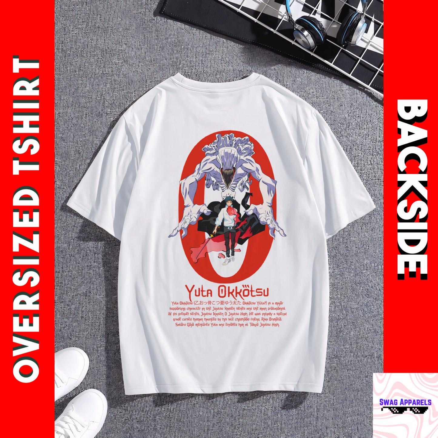 YUTA OKKOTSU Jujutsu Kaisen Oversized Tee