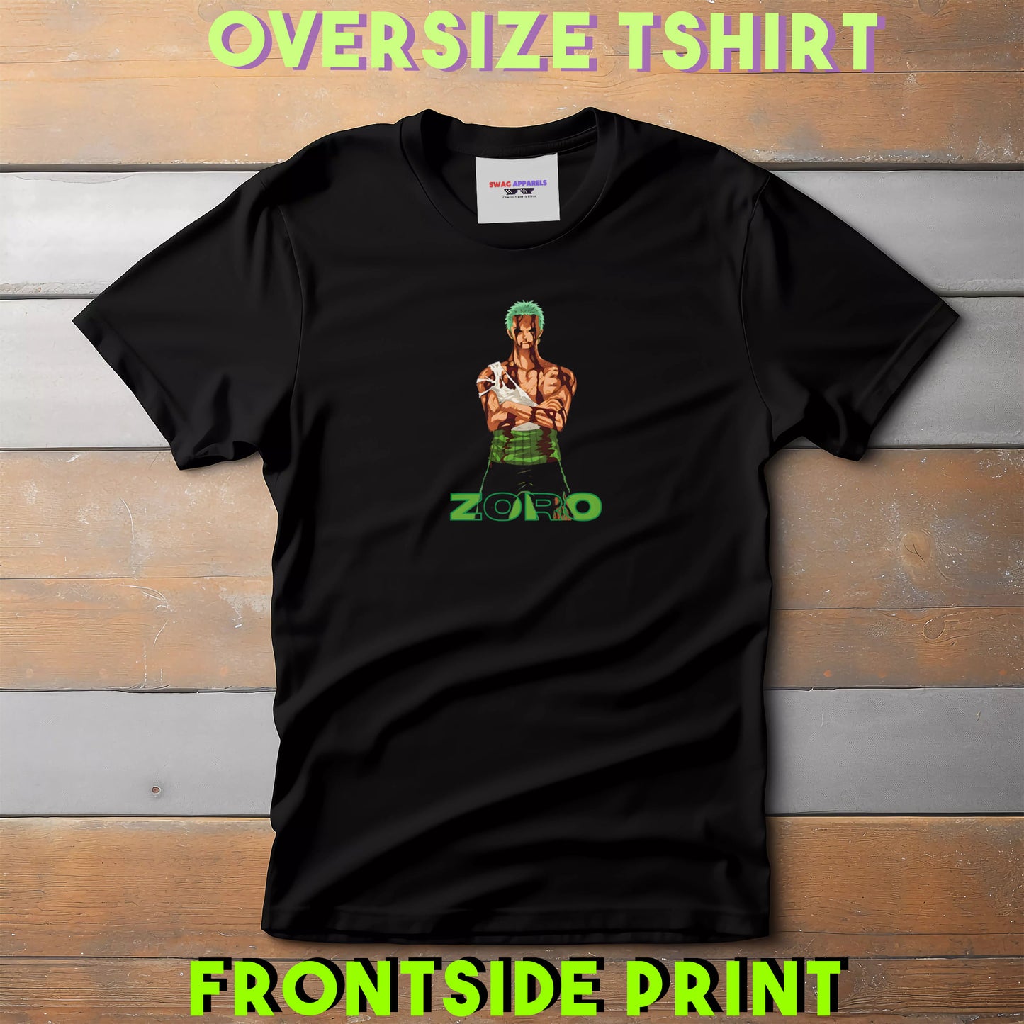 Roronoa Zoro Asura Mode Oversized T-Shirt