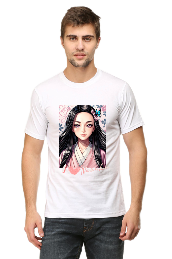Nezuko Demon Slayer Female Round Neck Half Sleeve Classic