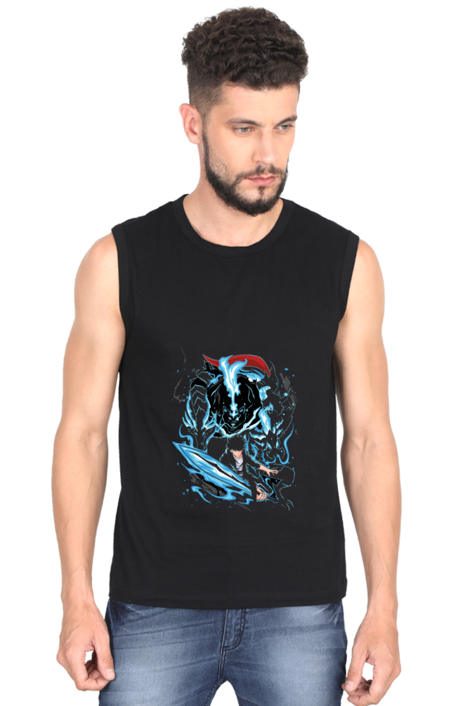 Unleash Power: Shadow Monarch Tank Top