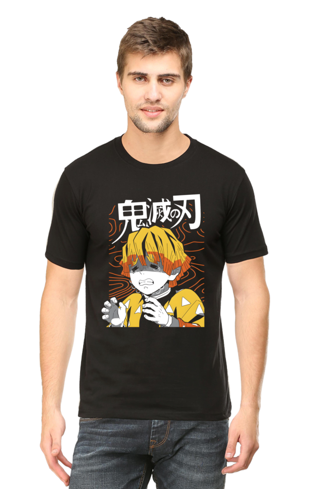 Zenitsu Funny Face Demon Slayer Unisex Design T-Shirt: Limited Edition