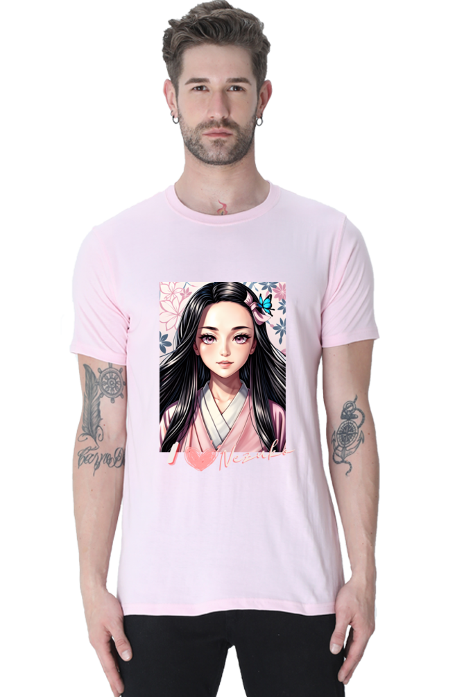 Nezuko Demon Slayer Female Round Neck Half Sleeve Classic
