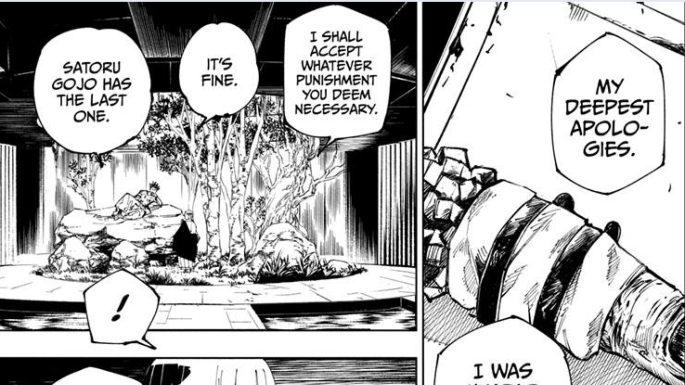 jujutsu kaisen chapter 222 comic manga