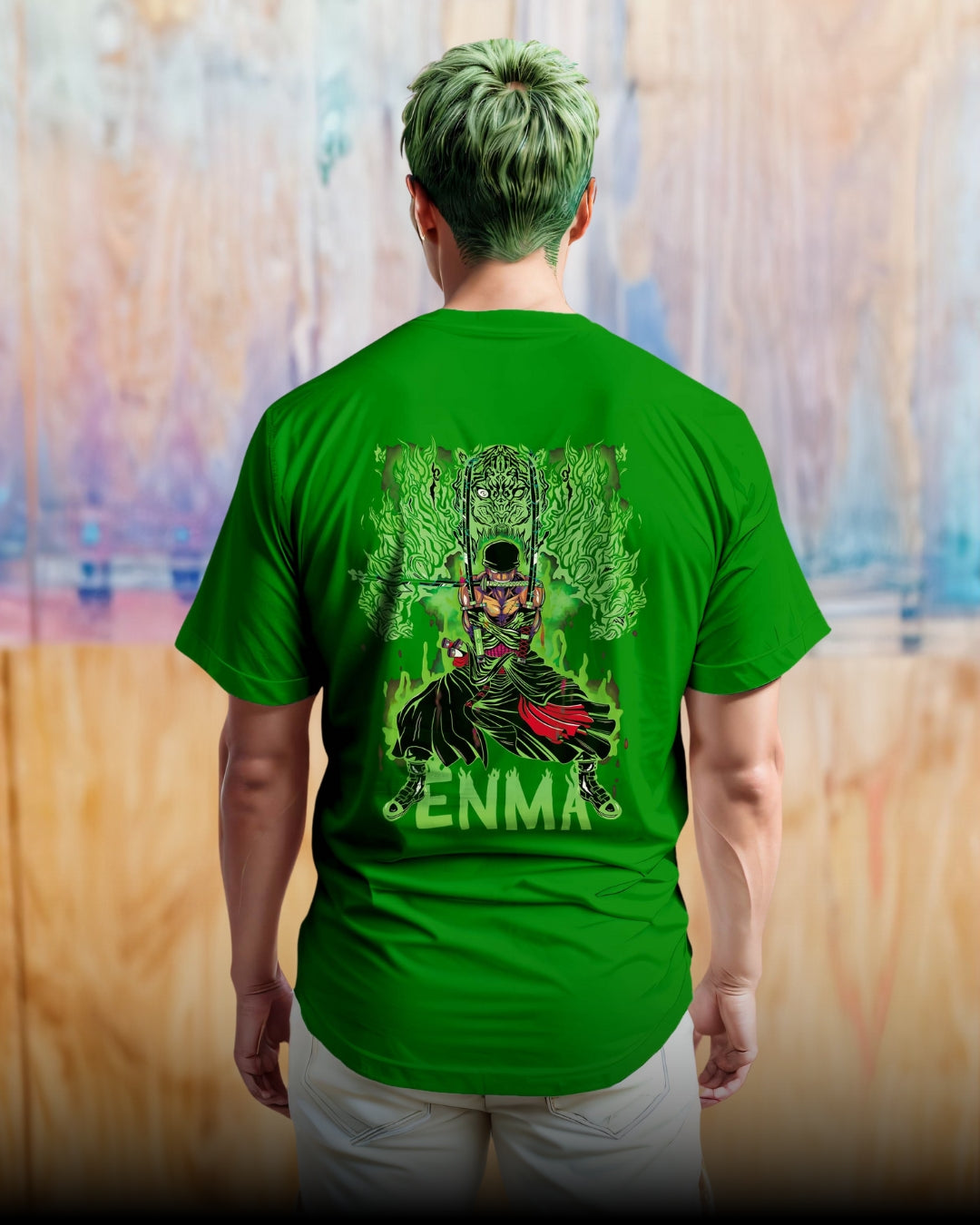 Roronoa Zoro Enma Half Sleeve Regular Fit