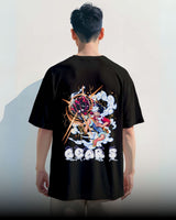 One Piece Luffy Gear 5 Oversized T-Shirt Cloud Edition