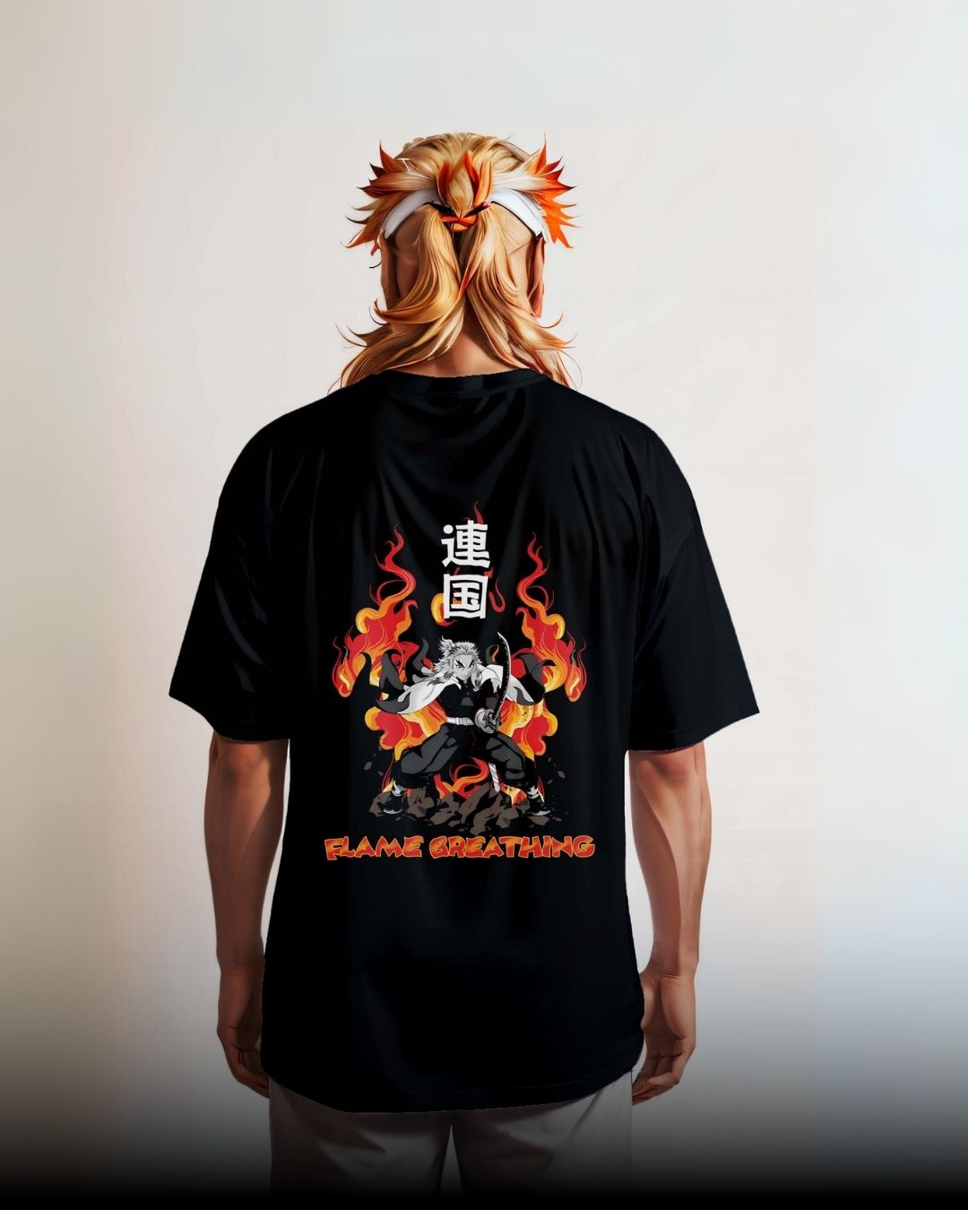Demon Slayer Rengoku Oversized T-Shirt