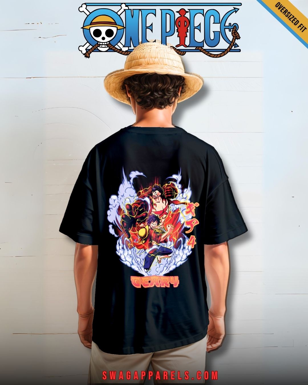 Luffy Gear 4 Boundman Oversized Tshirt