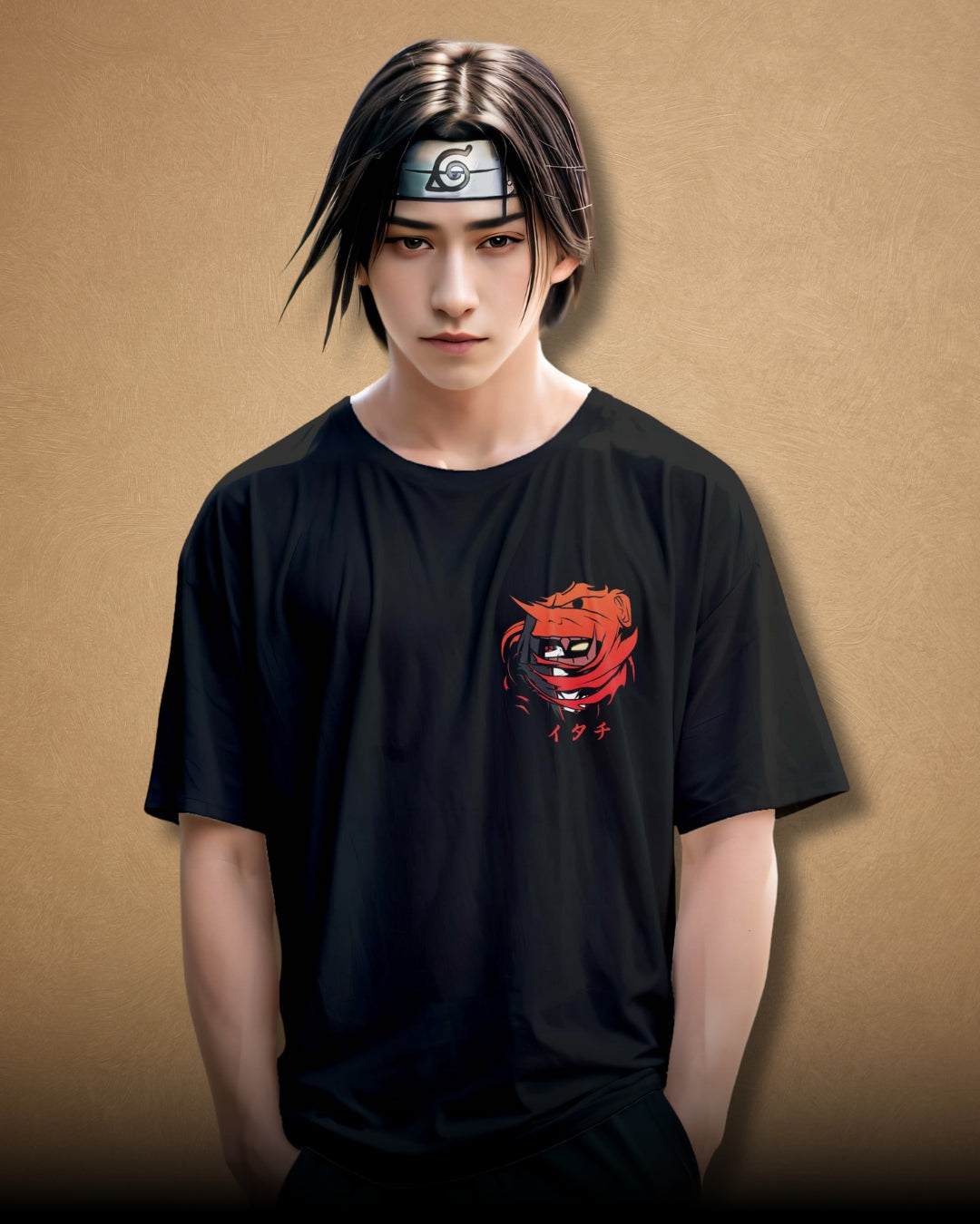 Itachi vs Sasuke Uchiha Oversized T-Shirt