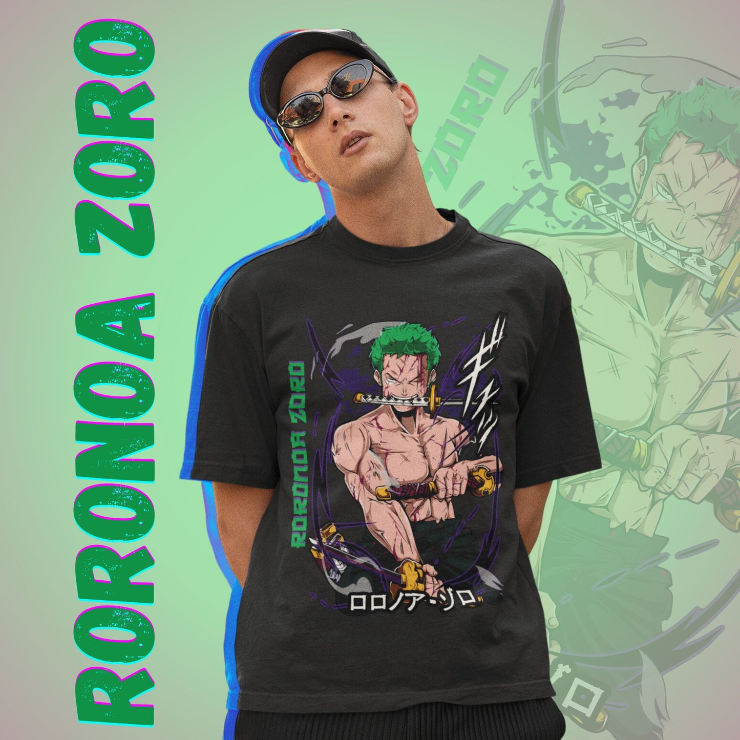 Roronoa Zoro: One Piece Anime Regular T-Shirt