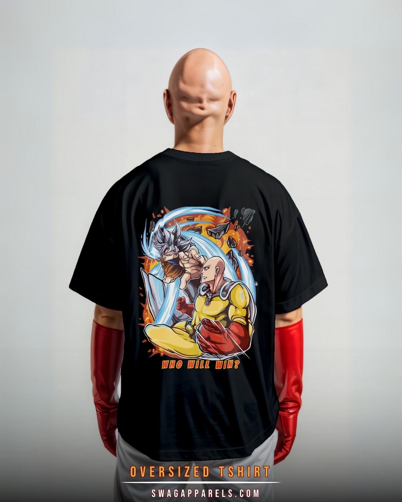 Goku vs Saitama Oversized Tee