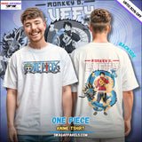 One Piece Anime T-Shirt: Luffy & Kaido Pirate Adventure