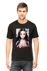 Nezuko Demon Slayer Female Round Neck Half Sleeve Classic