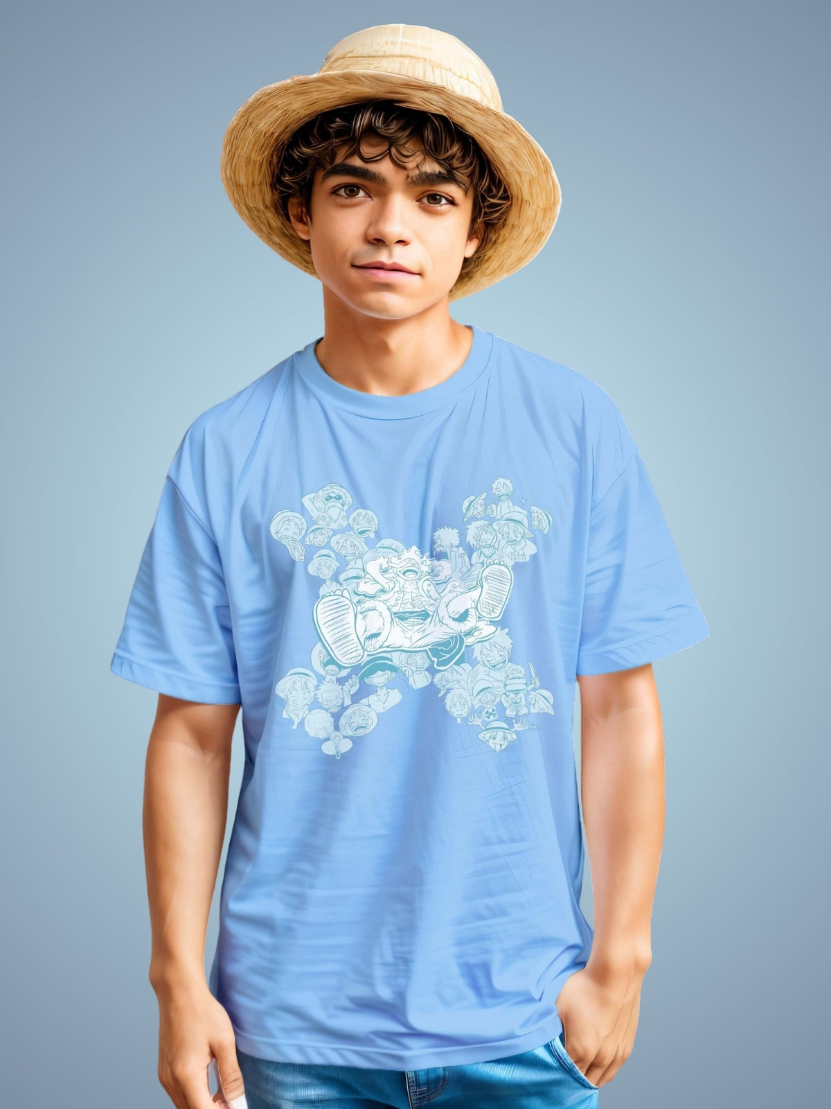 Luffy Pirate Journey Limited Edition Oversized T-Shirt