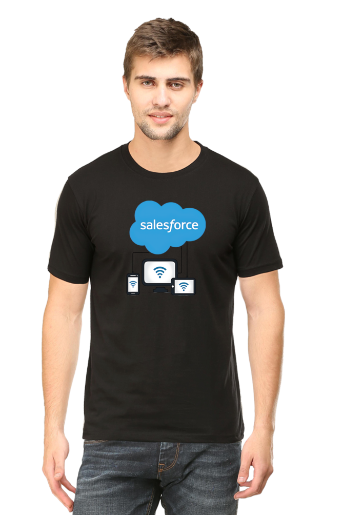 Salesforce Developer Half Sleeve Unisex T-Shirt