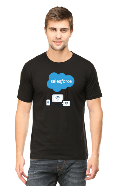 Salesforce Developer Half Sleeve Unisex T-Shirt