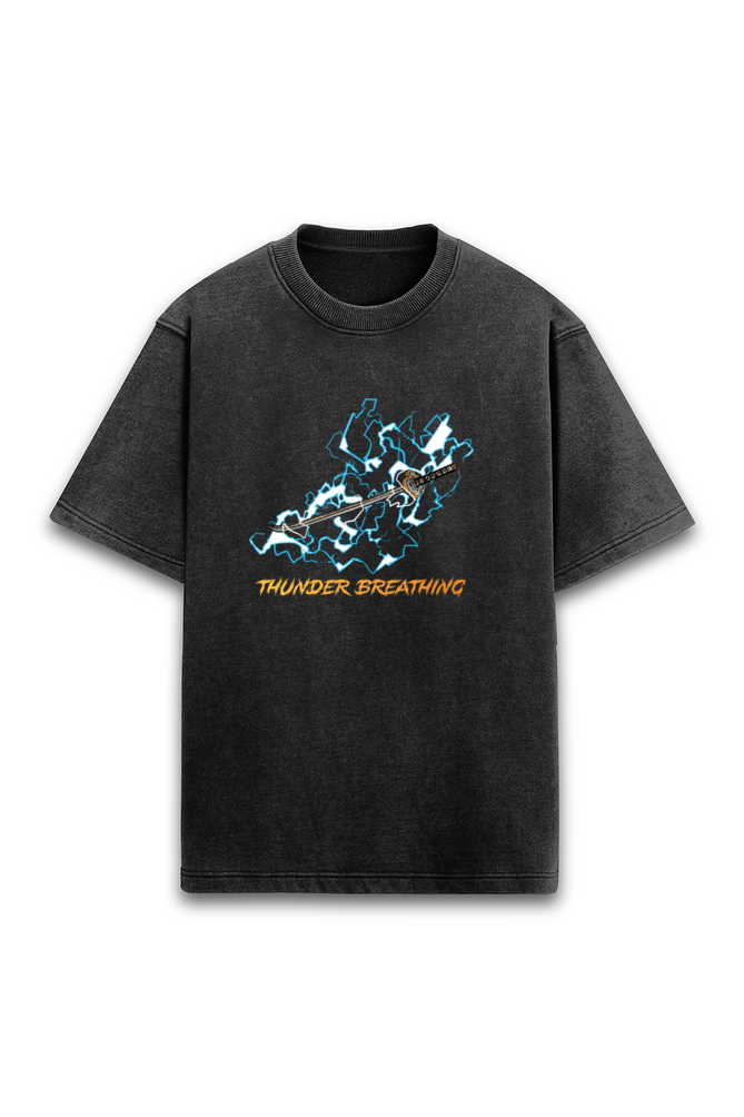 Agatsuma Zenitsu Oversized T-Shirt (Acid Wash)