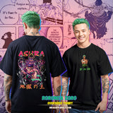 Roronoa Zoro Asura Mode Oversized T-Shirt