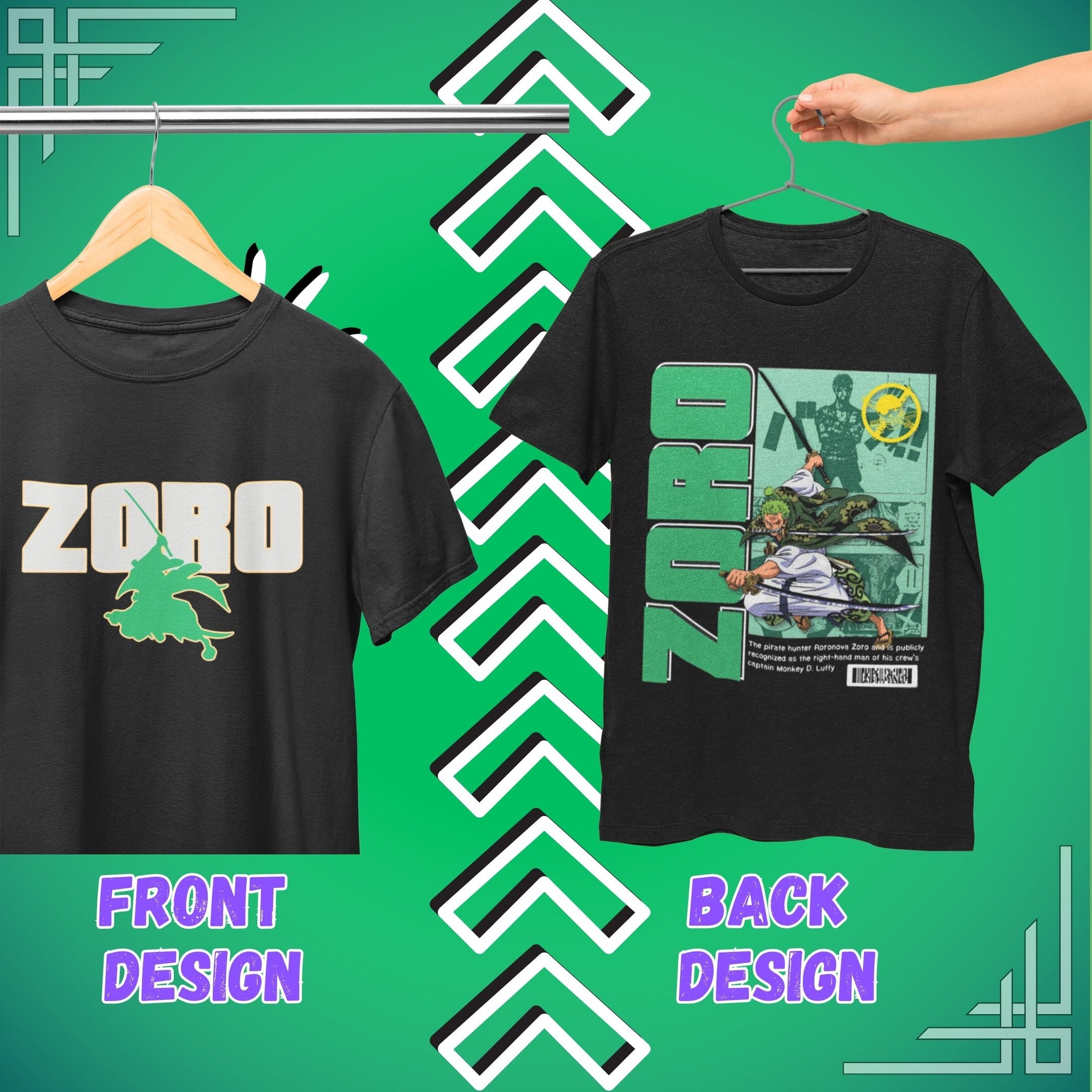 King of Hell Zoro Oversized T-Shirt