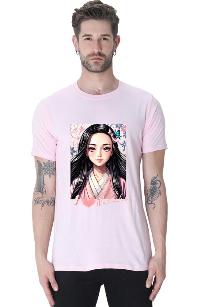 Nezuko Demon Slayer Female Round Neck Half Sleeve Classic