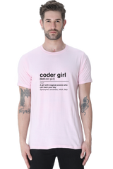 Coder Girl Geek Half Sleeve Tee