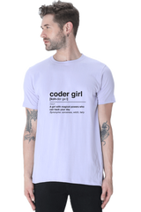 Coder Girl Geek Half Sleeve Tee